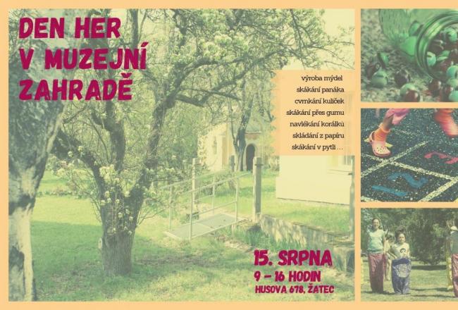 Den her v muzejní zahradě 