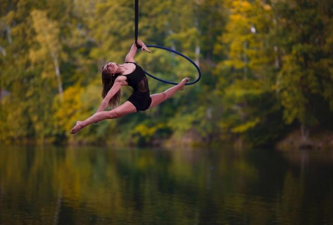 aerial hoop