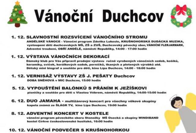 VÁNOČNÍ DUCHCOV