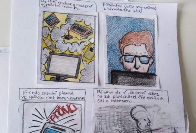 Kurz kreslení a tvorby komiksu 10. 11. 2019