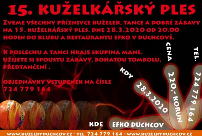 15. KUŽELKÁŘSKÝ PLES