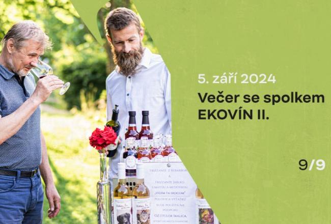 Letní Víno z blízka: večer se spolkem EKOVÍN II.