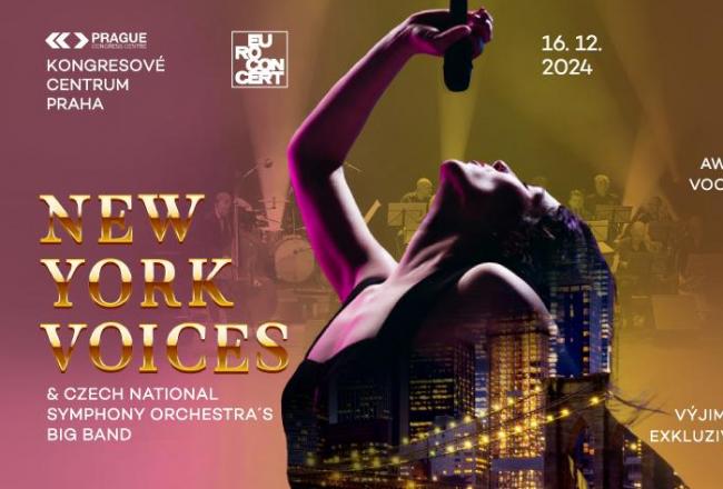 NEW YORK VOICES & BIG BAND ČESKÉHO NÁRODNÍHO SYMFONICKÉHO ORCHESTRU