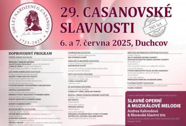 29. CASANOVSKÉ SLAVNOSTI