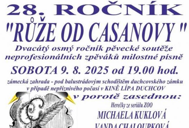 RŮŽE OD CASANOVY - 28. ročník