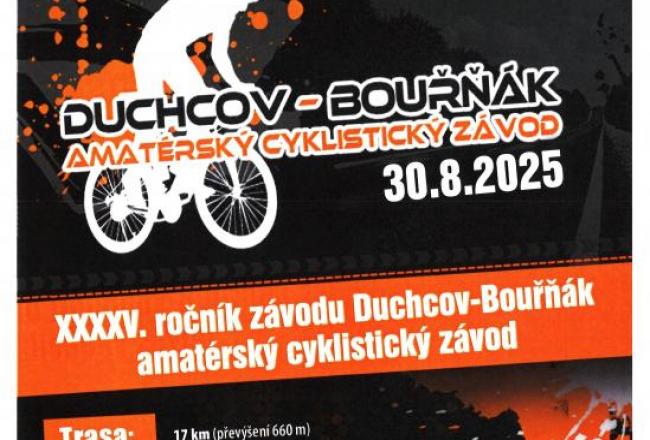 XXXXV. ROČNÍK ZÁVODU DUCHCOV – BOUŘŇÁK AMATÉRSKÝ CYKLISTICKÝ ZÁVOD