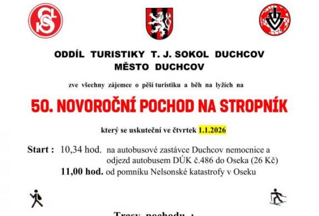 50. NOVOROČNÍ POCHOD NA STROPNÍK