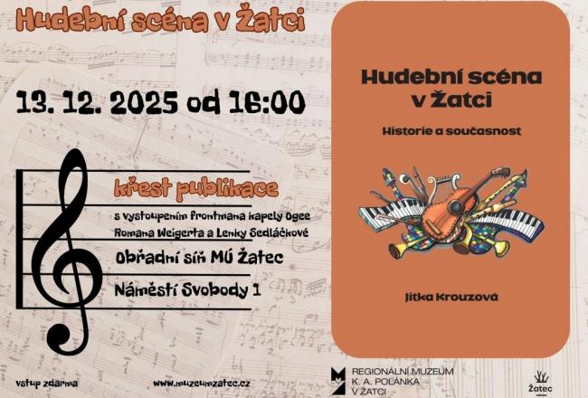 Křest publikace Hudební scéna v Žatci 