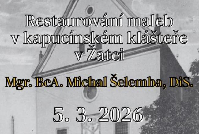 Restaurování maleb v kapucínském klášteře v Žatci 