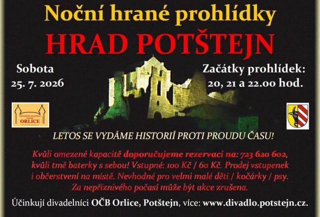 Noční hrané prohlídky
