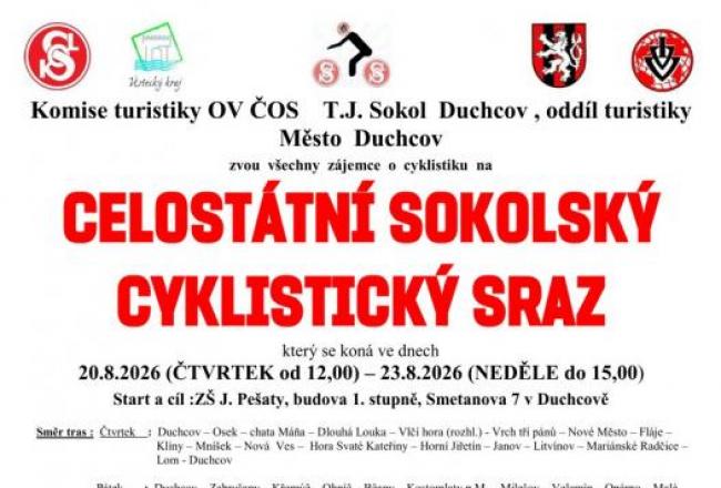 CELOSTÁTNÍ SOKOLSKÝ CYKLISTICKÝ SRAZ