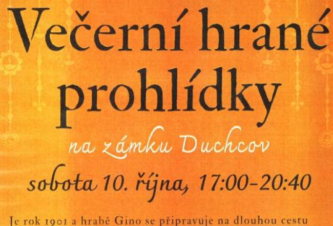 VEČERNÍ HRANÉ PROHLÍDKY