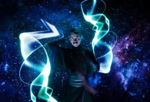 Světelná show - Kris Juggling