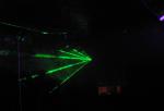 Laser show na diskotéce v Křečovicích