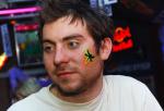 Airbrush tattoo zdobené UV barvou