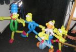klauni vyrobili Simpsonovi z Balónkova