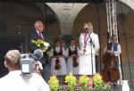 Prezident Václav Klaus v Hustopečích nad Bečvou